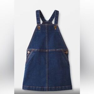 Hanna Andersson - Girls Dark Denim Jumper - Size 8 / 130